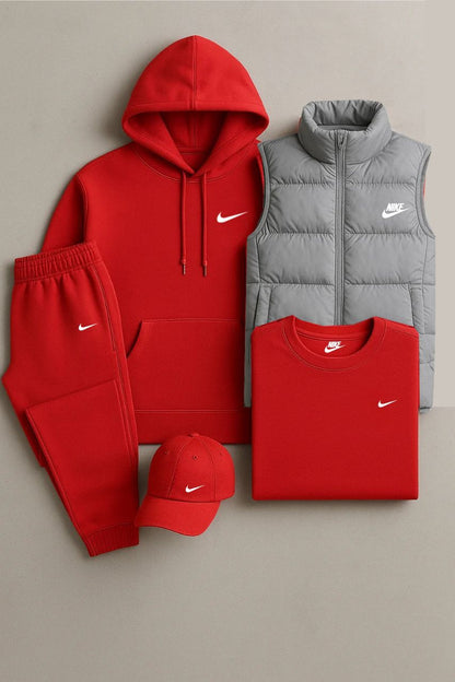 NK™ Complete Set – Sweatshirt, Pants, Puffer Jacket