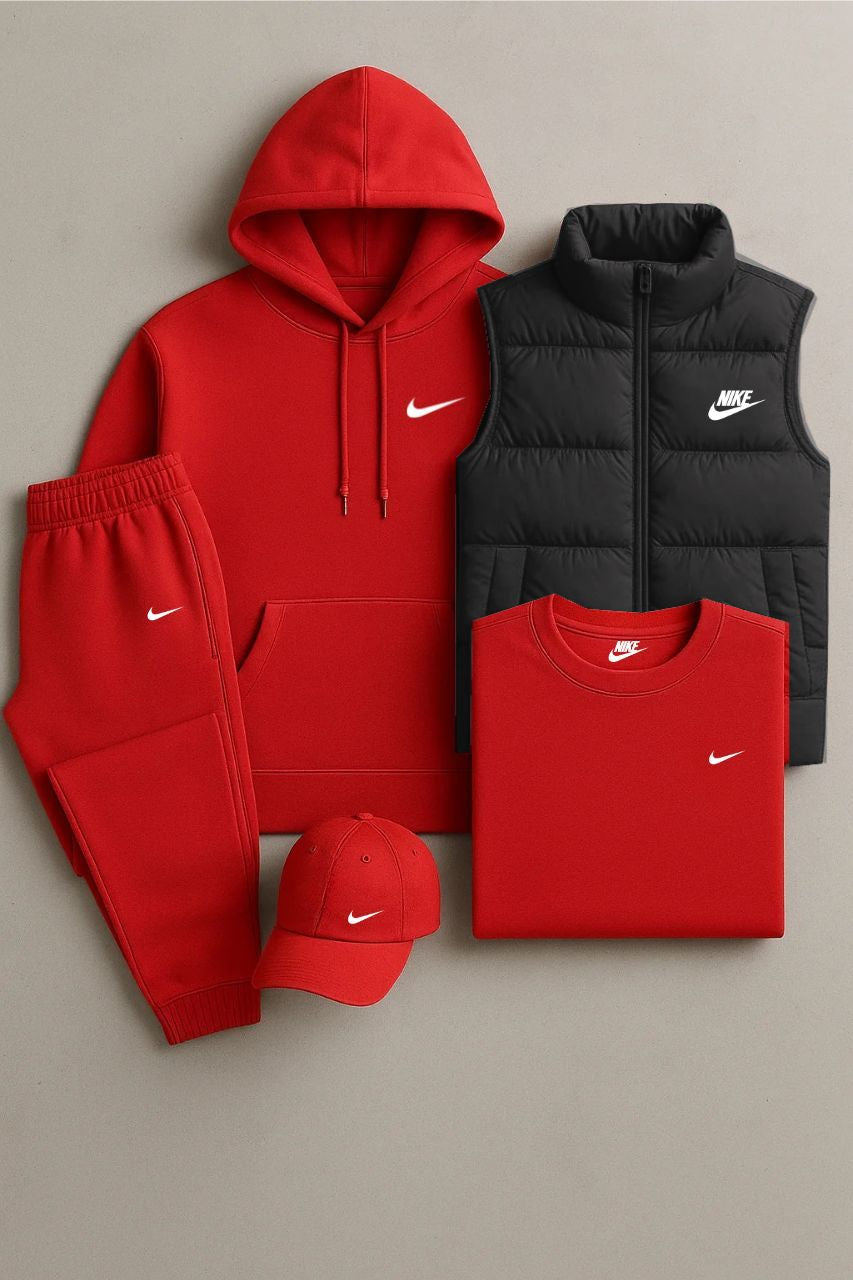 NK™ Complete Set – Sweatshirt, Pants, Puffer Jacket