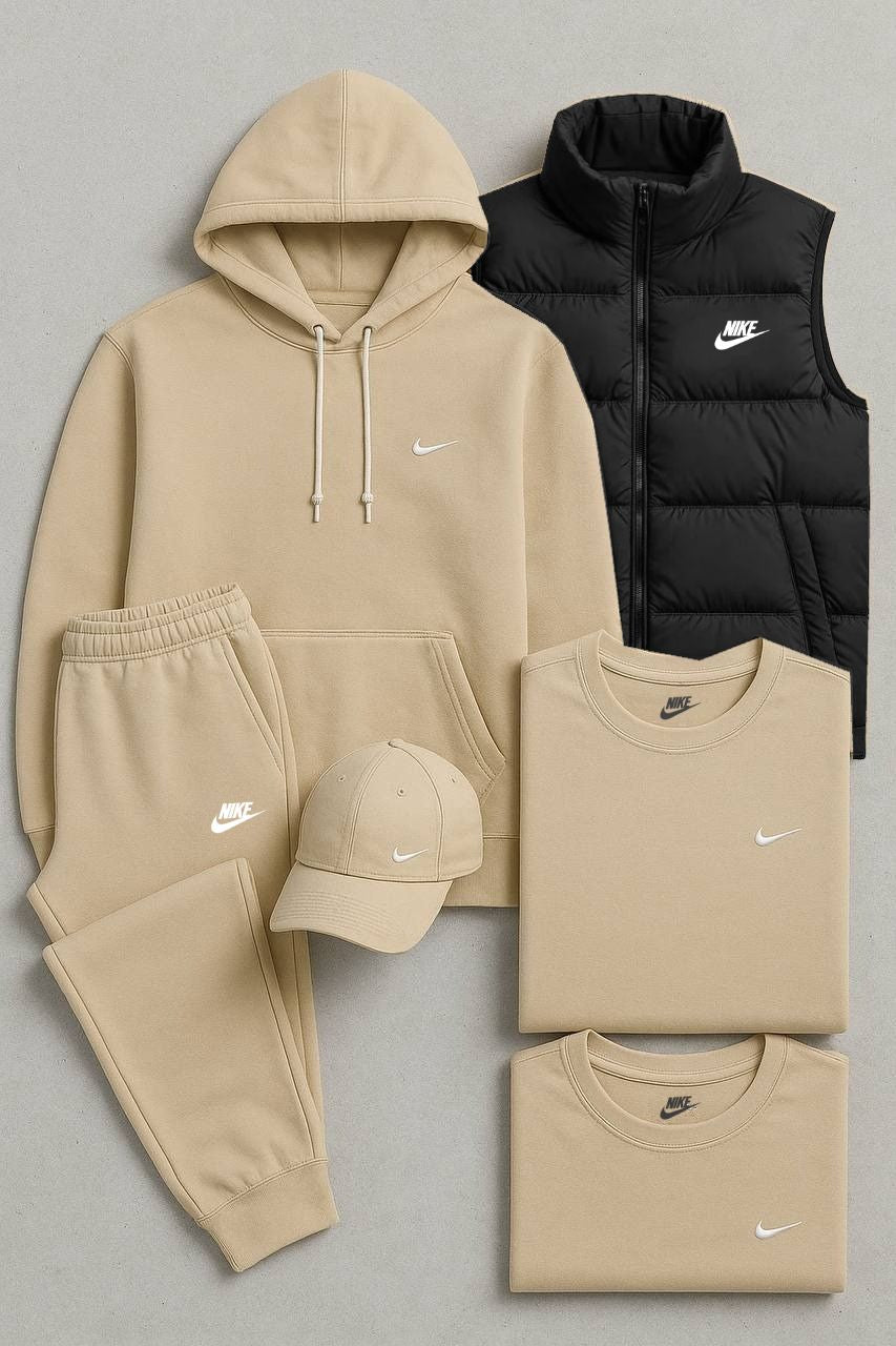 NK™ Complete Set – Sweatshirt, Pants, Puffer Jacket