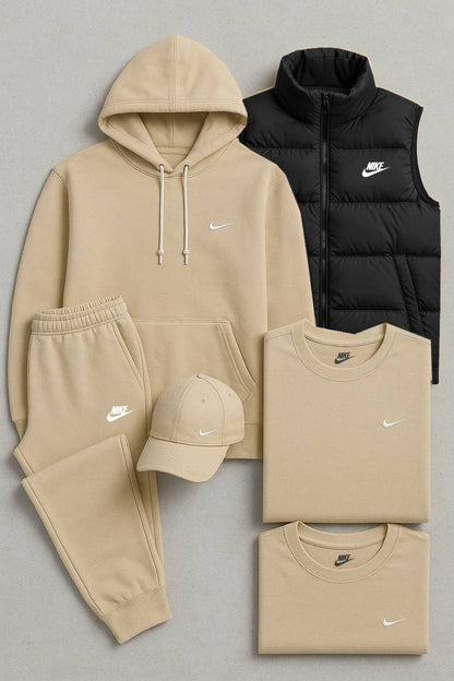 NK™ Complete Set – Sweatshirt, Pants, Puffer Jacket